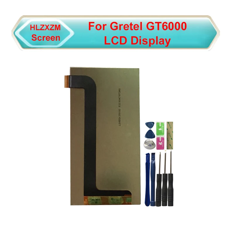 ЖК-дисплей без сенсорного экрана для Gretel GT6000 с инструментами и стикером 3M |