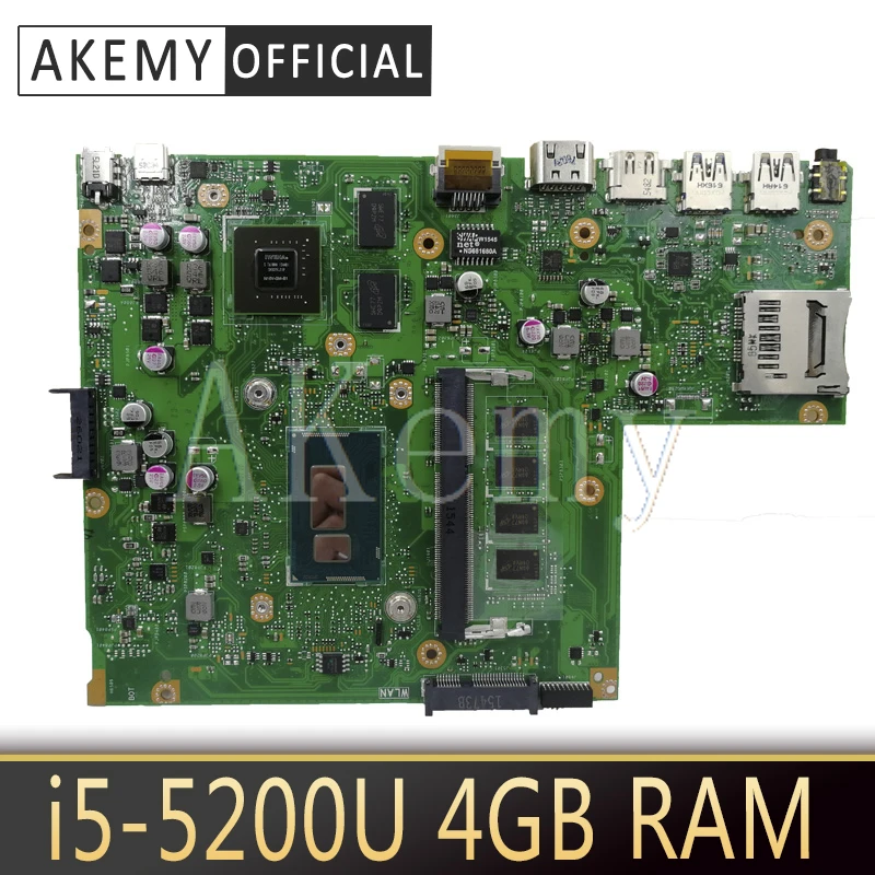 X540LJ mainboard For ASUS X540L F540L 4G RAM I5 5200U Laptop