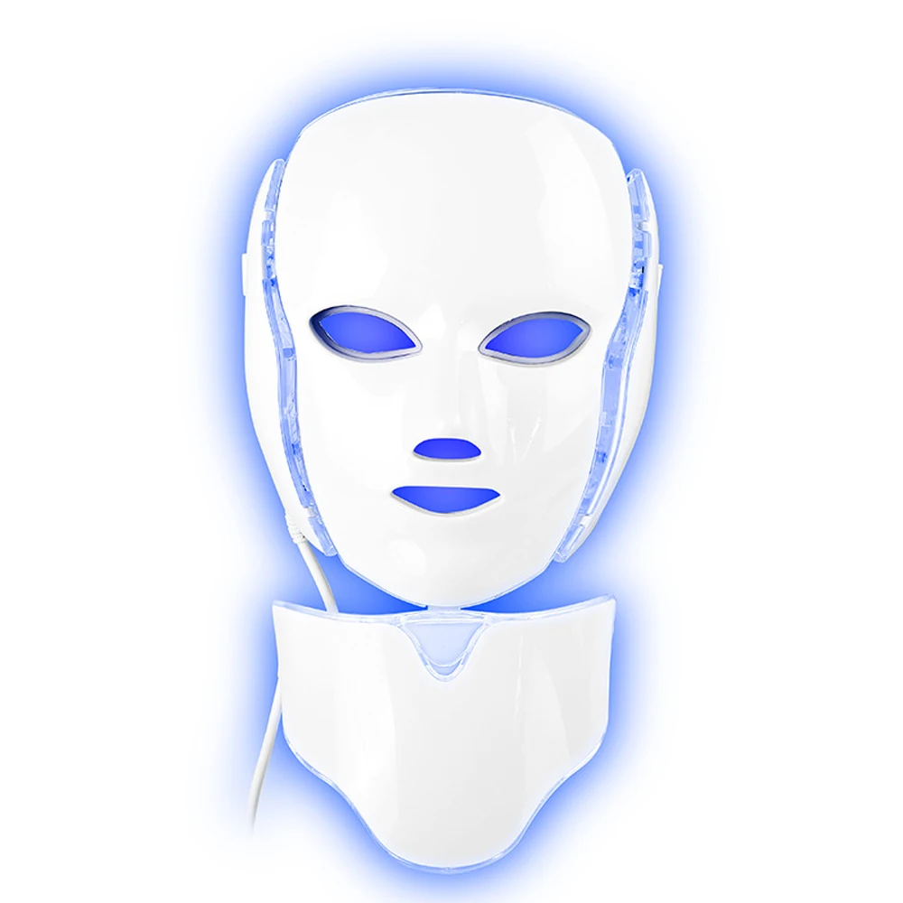 7 цветов Профессиональные Фотон светодиодный маска для лица омоложения кожи анти-старения косметологии светильник терапии Househeld фотоомоложение машина