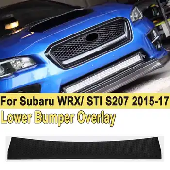 

3D Carbon Fiber Color Front Lower Bumper Overlay Decal For Subaru WRX/STI S207 2015 2016 2017 Carbon Vinyl Car Stickers