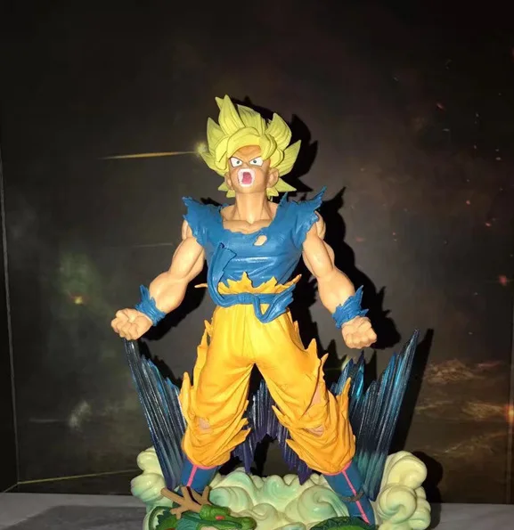 Супер Saiyan люди SMSD Ограниченная серия Sun Wukong взрывоопасный газ Гоку гнев в коробке гаражный комплект