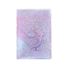 Кавайный ежедневный блокнот из ПВХ зыбучие пески для девочек, канцелярские принадлежности для путешествий, планировщик, блокнот для путешествий, подарок, L41E