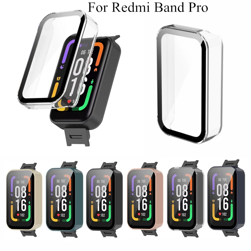 

Screen Protector Case for Redmi Band Pro Smartwatch Hard PC Full Screen Glass Protective Cover Bumper Accessories Redmi Band Pro