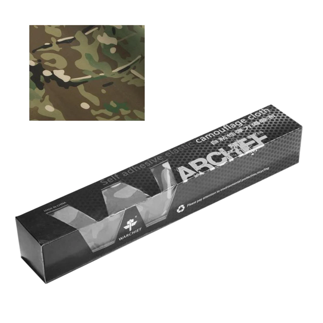 modiker 30 x 150cm DIY Tactical Self Adhesive Elastic Camouflage Cloth Protective Camo Tape- Python Pattern Desert Color - Color: 1