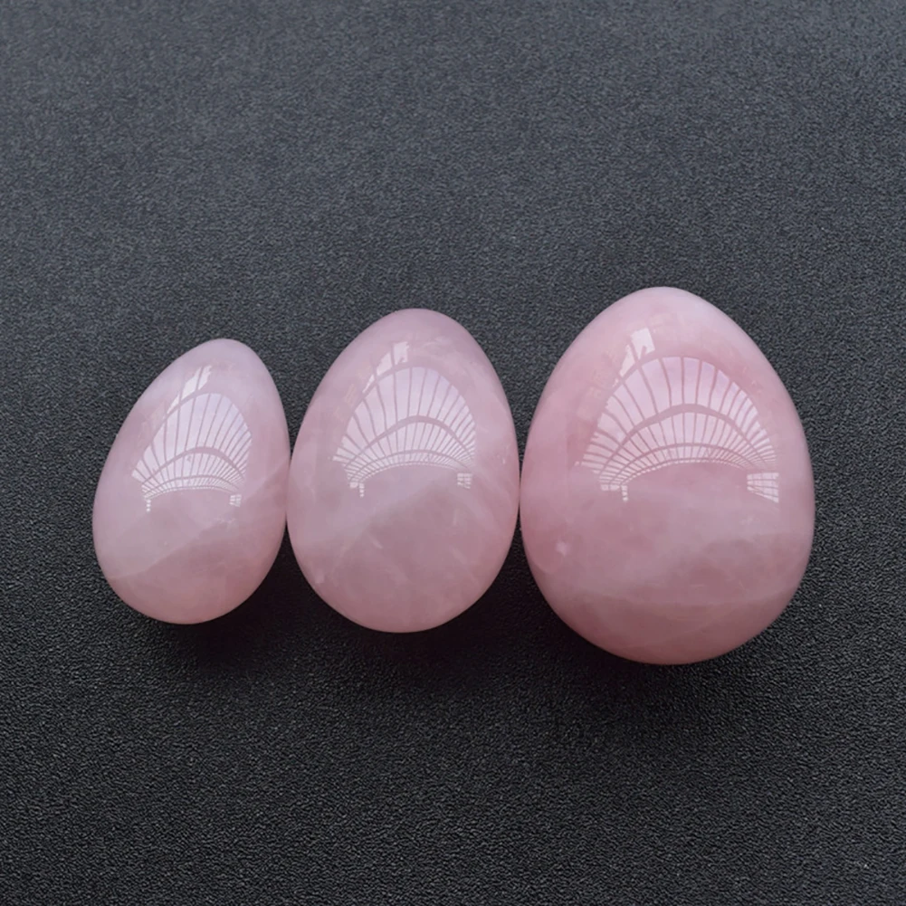Oval Shape Drilled Postpartum Vaginal Tightening Yoni Egg Kegel Massage Stone Jade Eggs Natural Stone Vaginal Tighten Eggs