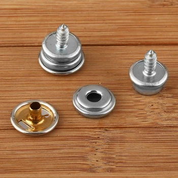 

Fabric Snap Fastener Home Improvement Button Studs Kit Furniture For Boat