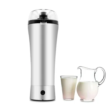

2019 New electric stainless steel protein shaker bottle Outdoor Gym Sports Fitness Training Drink Powder Milk Mixer water bottle