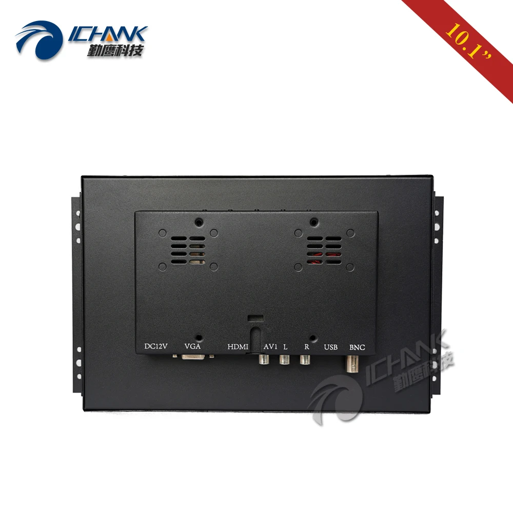 ZK101TN-V59/10," дюймовый 1280x800 встроенный динамик металлический чехол AV BNC HDMI VGA USB Встроенный открытая рамка монитор ЖК-экран