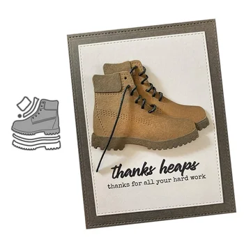 

Crazyclown DIY Martin Boots Stencils ForScrapbooking Embossing Paper Wedding Cards Die Cuts Photo Album Making Craft