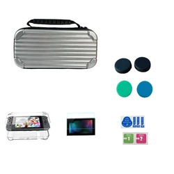Hard Shell Protection for Switch Crystal Shell Tempered Film Set Storage Packet Easy to Clean and Drop Resistant Hard Shell Protection for Switch Crystal Shell Tempered Film Set Storage Packet Easy to Clean and Drop Resistant