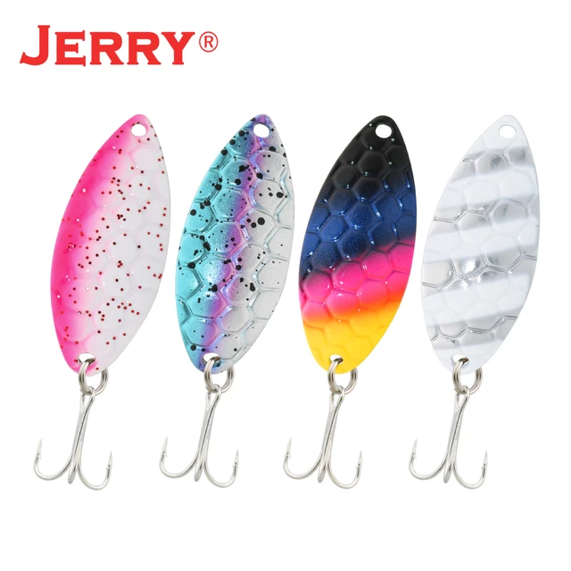 6pcs Spinners Spoon Carp Tackle Fishing Lure Bass Trout Treble Hooks Hard  Bait Artificial Wobbler For Pike Small Metal Jig 3g - AliExpress