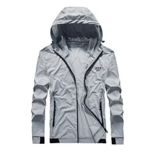 Jeep/Jeep мужское тонкое ветрозащитное пальто с капюшоном, свободное и большого размера, Солнцезащитная одежда, Спортивный Плащ