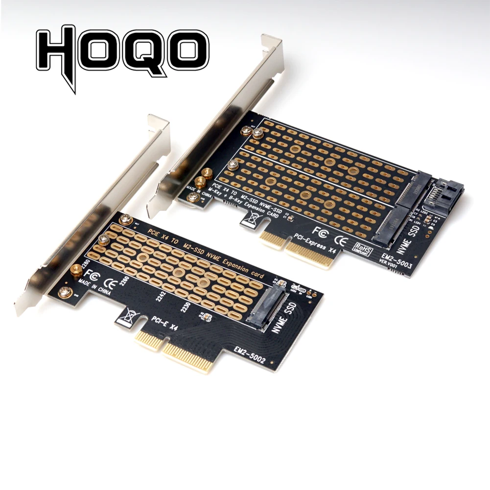 Адаптер PCIE на M2/M.2 адаптер SATA M.2 SSD NVME/M2 M2 PCI E карта M Key + B Key|Платы расширения| |