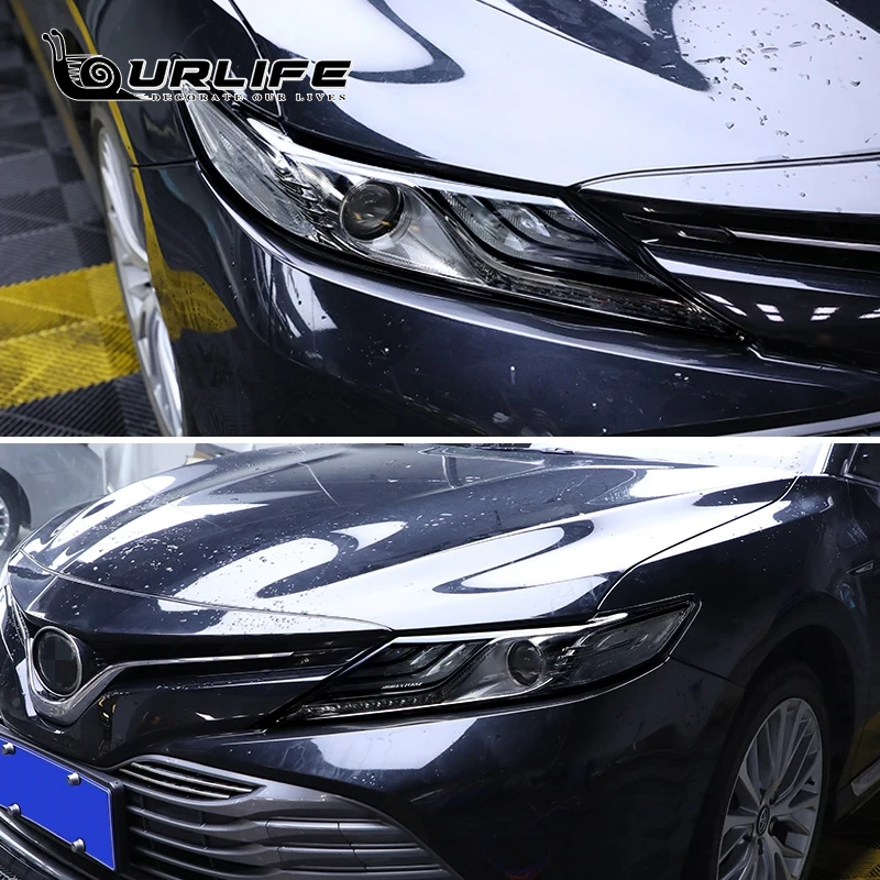 人気 通販 2個 フロント フォグ ランプ アイブロー アイリッド カバー