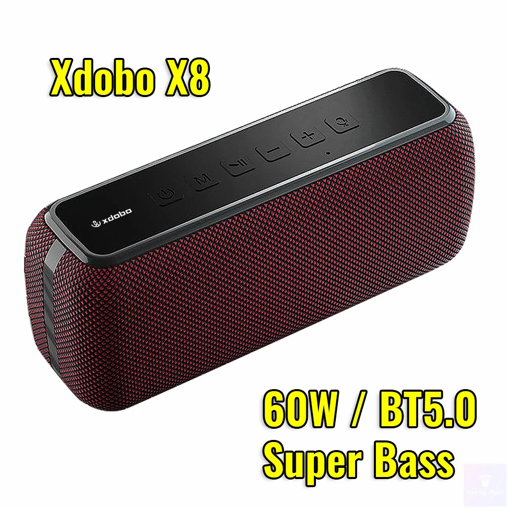 XDOBO X8 60W Portable Bluetooth Speakers with