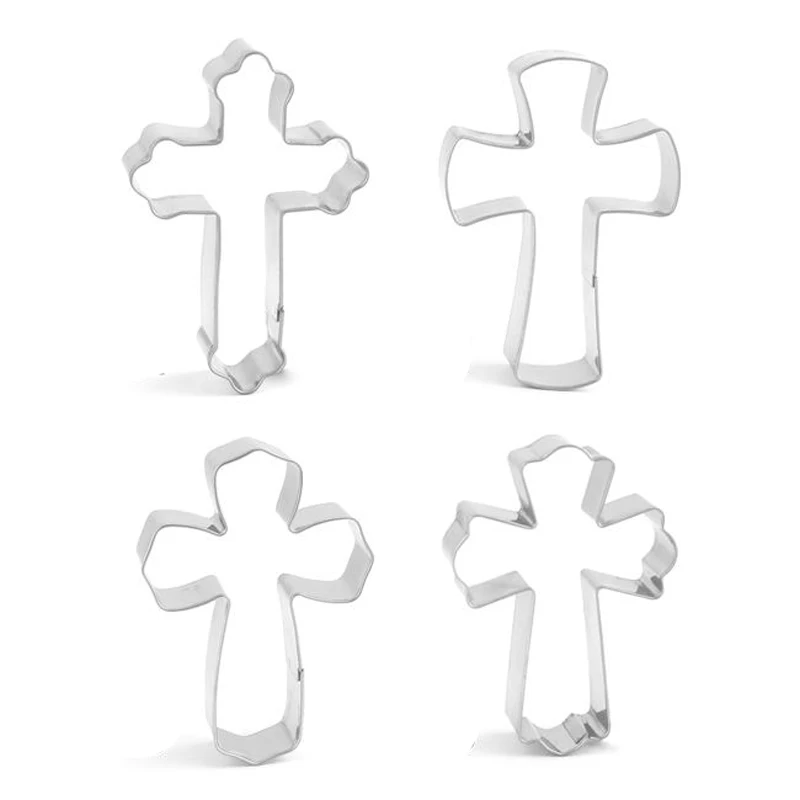 Cross Cookie Cutter Stainless Steel Biscuit Knife Baking Fruit Kitchen Tools Mold Embossing Printing cookie cutter baking mold cookie mould cookie printing mold