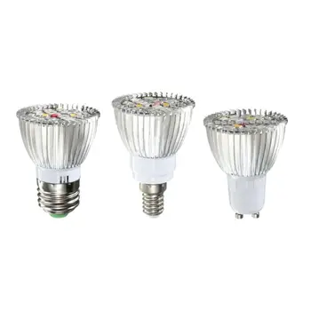 

Full Spectrum LED Grow Light E27 Growing Lamp UV E27 GU10 E14 Bulb 18/28LEDs Q0KF