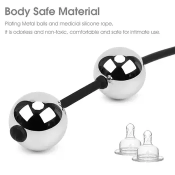 New Erotic Weighted Vaginal Balls Chinese Geisha Kegel Exerciser Metal Ben Wa Balls Anal Beads Adult Sex Toys for Woman Sex Shop 4