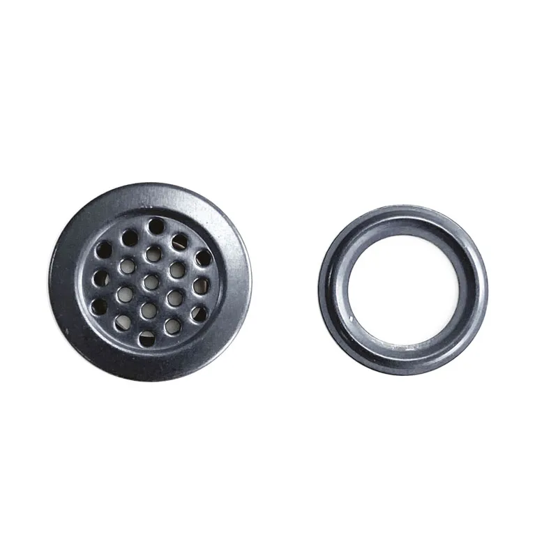 Brass material mesh eyelet with tools anti rust diameter 19 MM or 20 MM or 22 for apron and bags rivet eye button