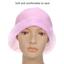 Многоразовый окрашивающий краситель для волос Силиконовый колпачок для окрашивания волос с крюком парикмахерские инструменты