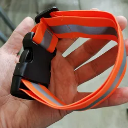 Bande réfléchissante de sécurité ajustable, sangle de poignet, sport de nuit, course, ceinture élastique à la cheville 