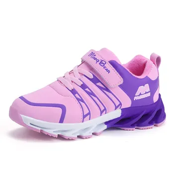 

2020 Kids Shoes New Arrival Children Sneakers For Boys Girls Comfortable Running Shoes Outdoor Sports School Child Trainers Pink