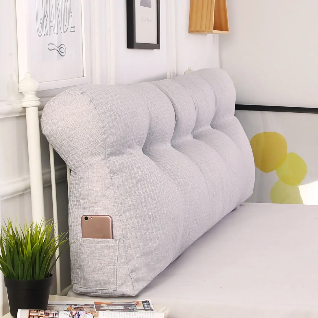 

Johnear Wedge cushions backrest wedge pillows lumbar Support cushion back rest pillow reading pillow headboard pillow for bed