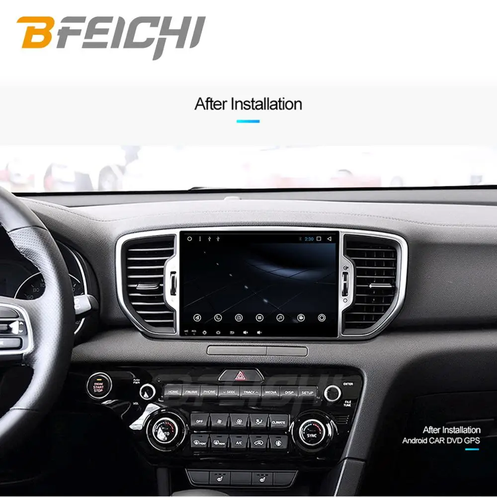 Top PX30 new car dvd for KIA sportage 2016 2017 kx5 with car radio stereo multimedia player navigation Android 8.1 wifi media player 5