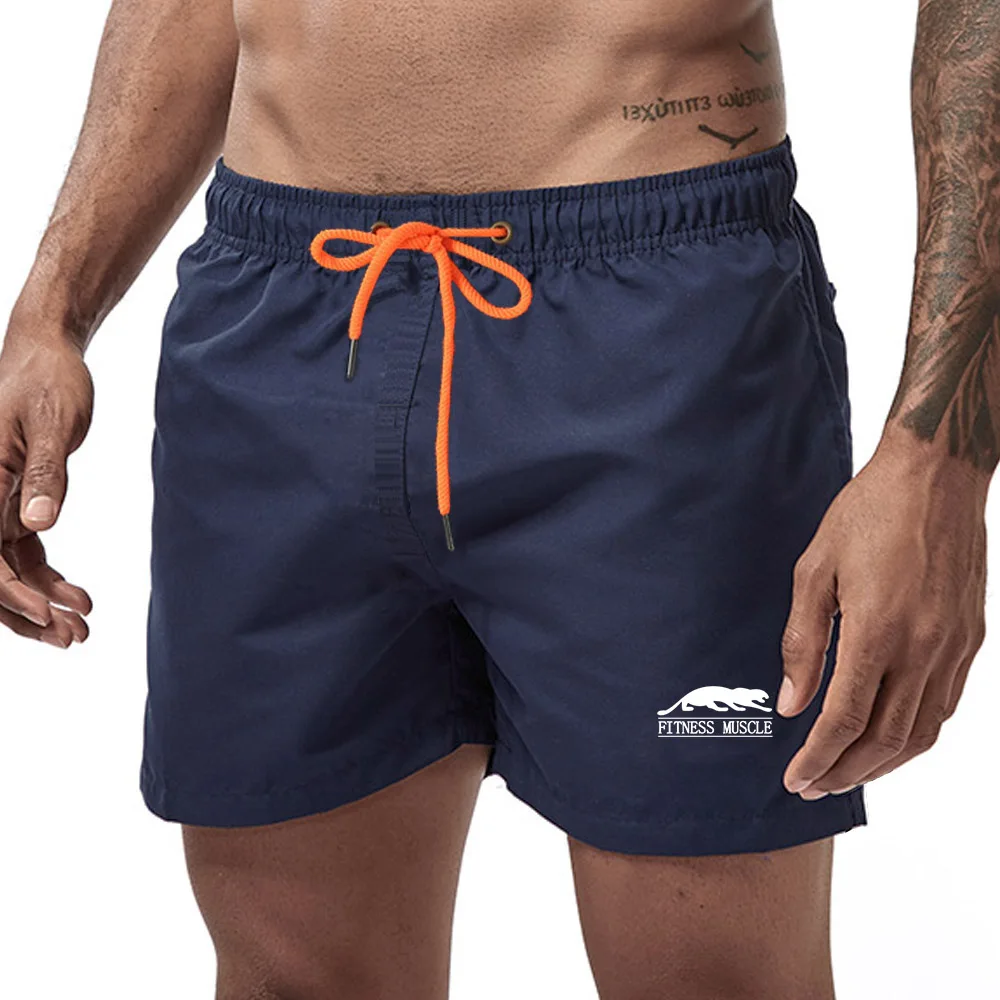 Verano playa traje de baño hombres de secado rápido de baño de los hombres, cómodas y transpirables, pantalones cortos de baño de playa sexy de bañador de hombre