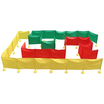 

12M Children Sensation Maze Game Kindergarten Sensory Training Equipment Hurdle Sports Outdoor Games Toys Hide and Seek Props