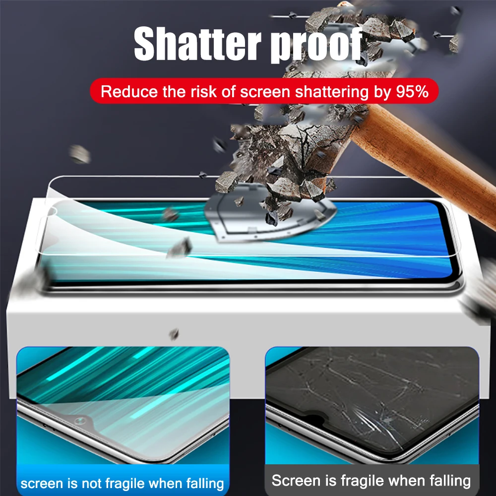Закаленное стекло 9D для xiaomi redmi 10X 3 шт. защитная пленка экрана телефона pro|Защитные