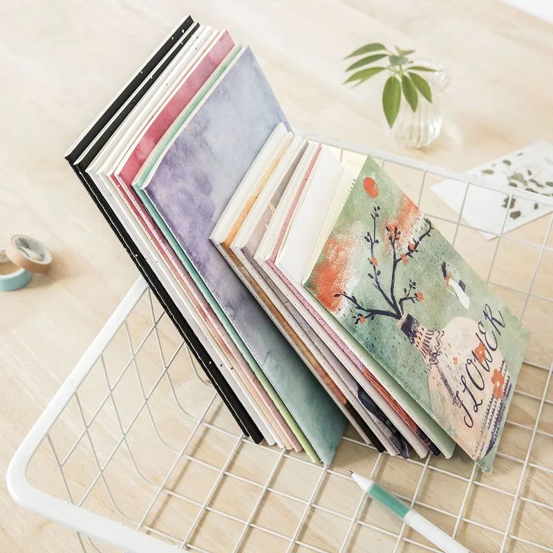 10pcs/set A5 Notebook Kawaii Cute Flowers Birds Animal Notebook B5 Painting of Diary Book Journal Record Office School Supplies 10pcs/set A5 Notebook Kawaii Cute Flowers Birds Animal Notebook B5 Painting of Diary Book Journal Record Office School Supplies