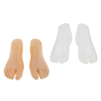 

2 Pairs Unisex Foot Sock Sox Display Mold Short Stocking Mannequin Model