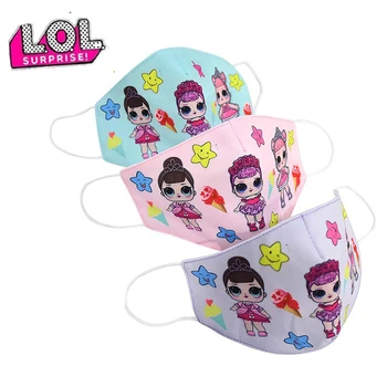 

LOL surprise doll face mask girls Protection sunscreen masks lol surprise doll women children's cartoon print breathable masks
