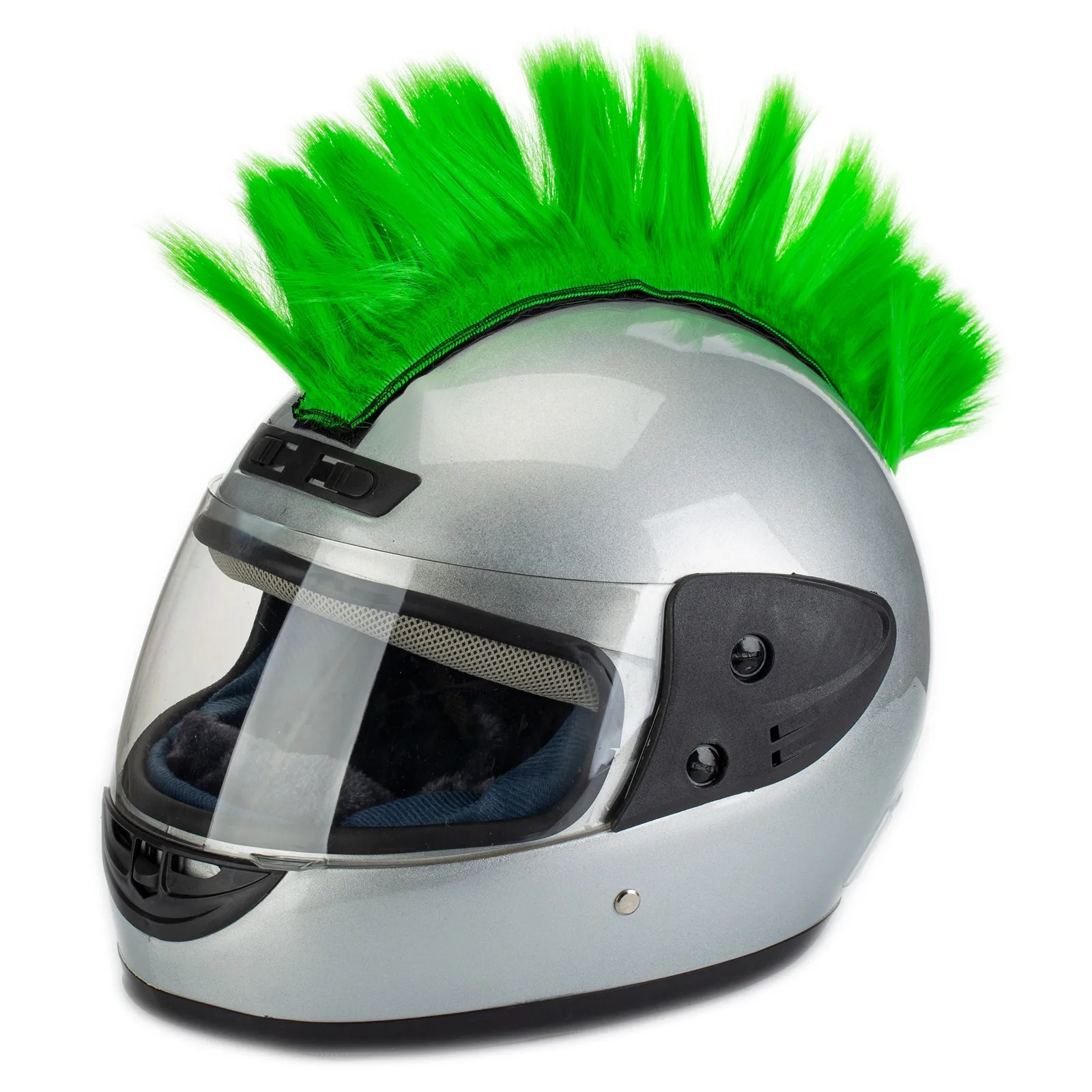 

Парик для шлема Mohawk, искусственная кожа, женский парик, парик для езды на велосипеде, мотоцикле, велосипеде, скутере, косплей, костюма, сноуборда