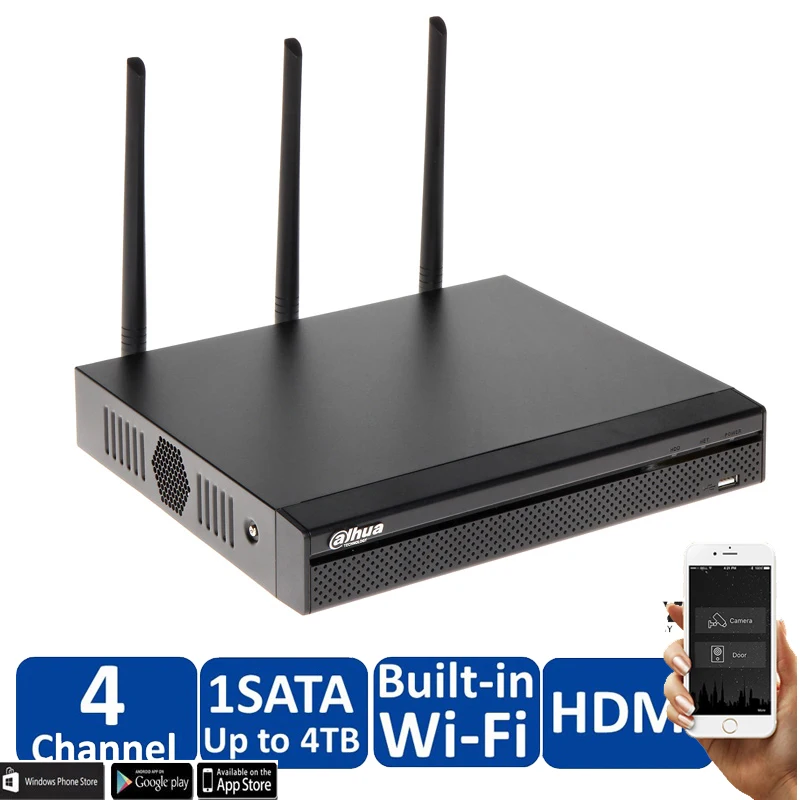 Мультиязычный видеорегистратор DAHUA 5 МП Wi Fi 4 канала|Видеорегистратор для