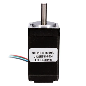 

SZS Hot NEMA11 2-Phase 1.8 Degree Stepper Motor 0.67A Mill Lase R Engraving JK28HS51-0674