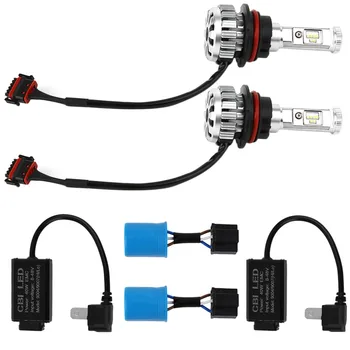 

New Super bright Clear Beam Car Head Lights 6500K 252W 25200LM Head Lamp Throw Light On Road High Low Beam Bulb Set