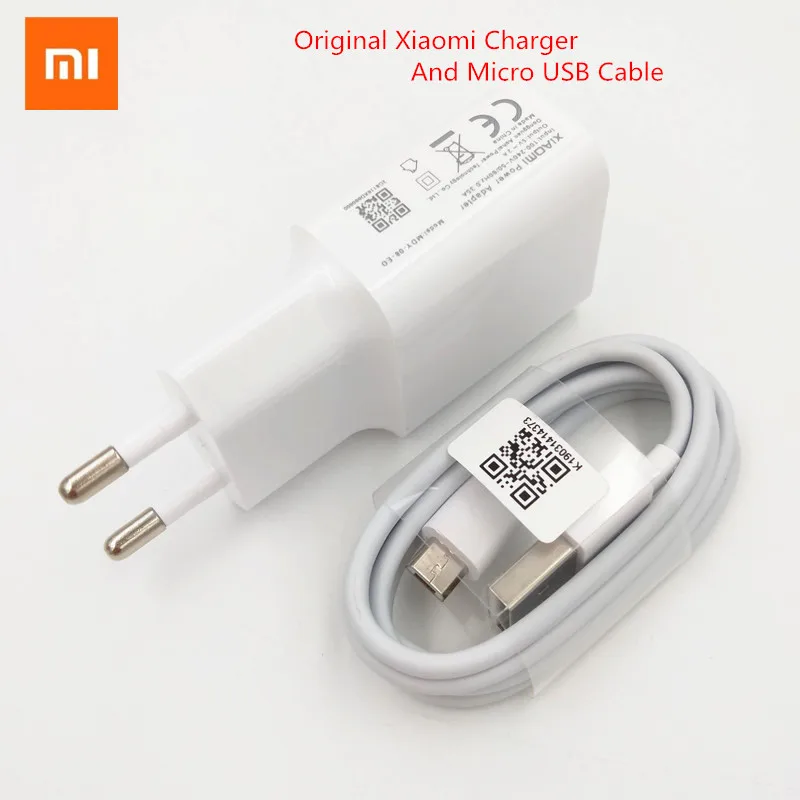 Xiaomi 5V 2A зарядное устройство EU штекер Адаптер питания usb зарядка 80 см Micro USB кабель для Redmi 7A 5A 6A Note 6 5 pro s2 a2 lite