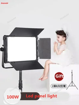

Led photography light flat soft light 100w video camera light micro film live shooting fill light CD50 T03