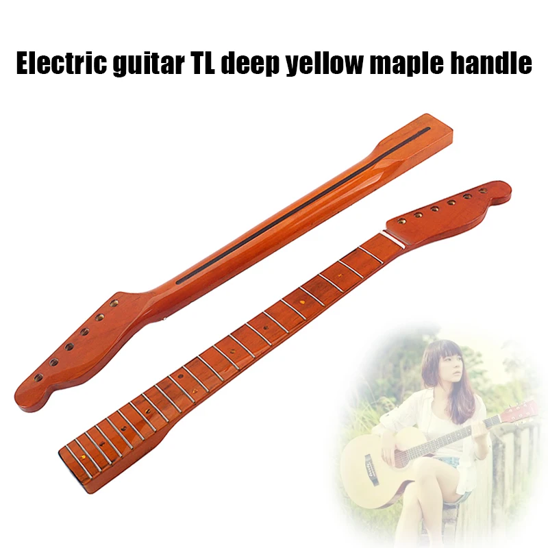 

Electric Guitar Neck Fingerboard 21 Fret Wooden Accessories for FD TL Replacement ALS88