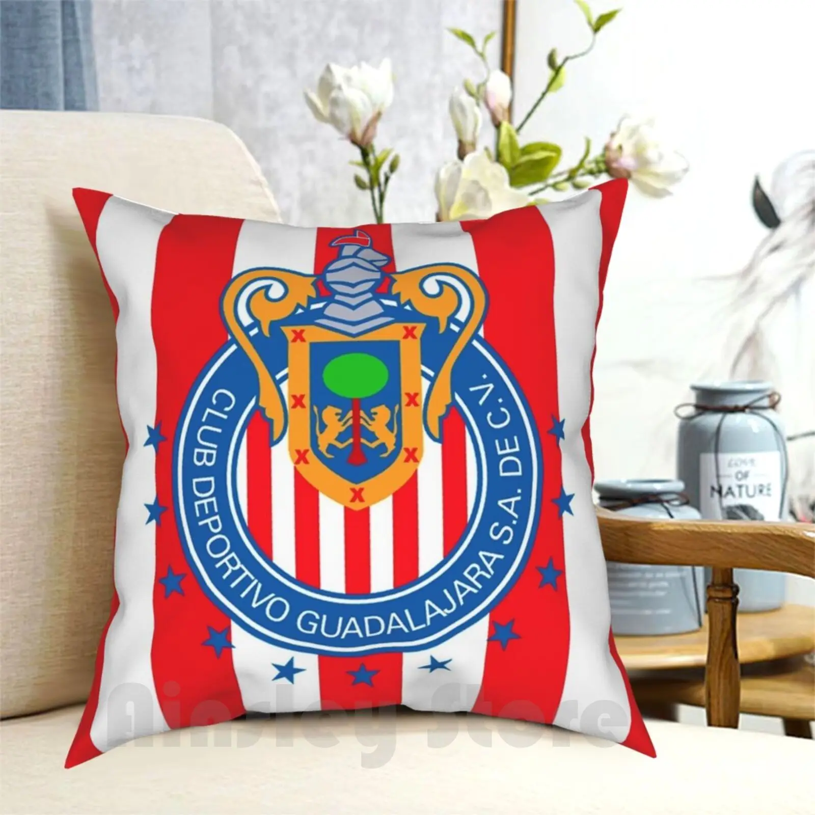 

Декоративная подушка для клуба Гвадалахара, мягкая декоративная подушка для дома с рисунком