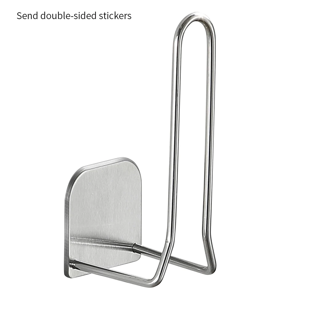 Kitchen Stainless Steel Sponges Holder Storage Rack Self Adhesive Sink Sponges Drain Drying Rack Kitchen Sink Storage Stand 3PCS
