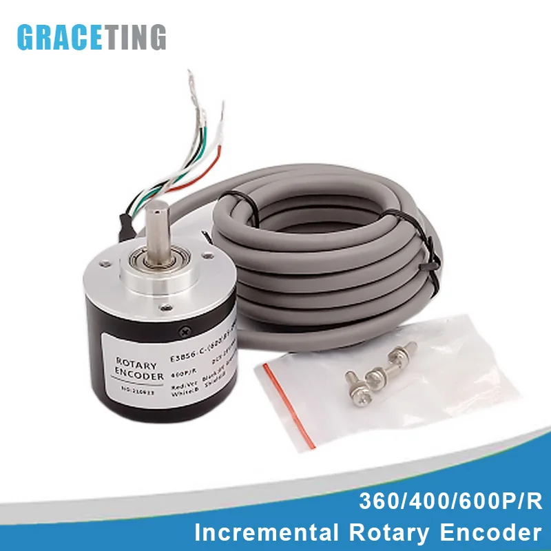 1PCSIncrementalRotaryEncoderABPhaseEencoder6mmShaftCouplingDC