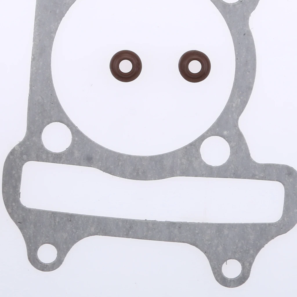 Motorcycle 57.4mm Piston Cylinder Rings Pin Clips Gasket Kit GY6 150cc