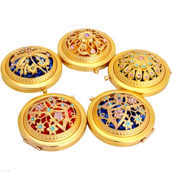 

Portable Round Girl Mini Pocket Makeup Mirror Cosmetic Compact Mirrors Multi Styles Small Cosmetic Mirrors