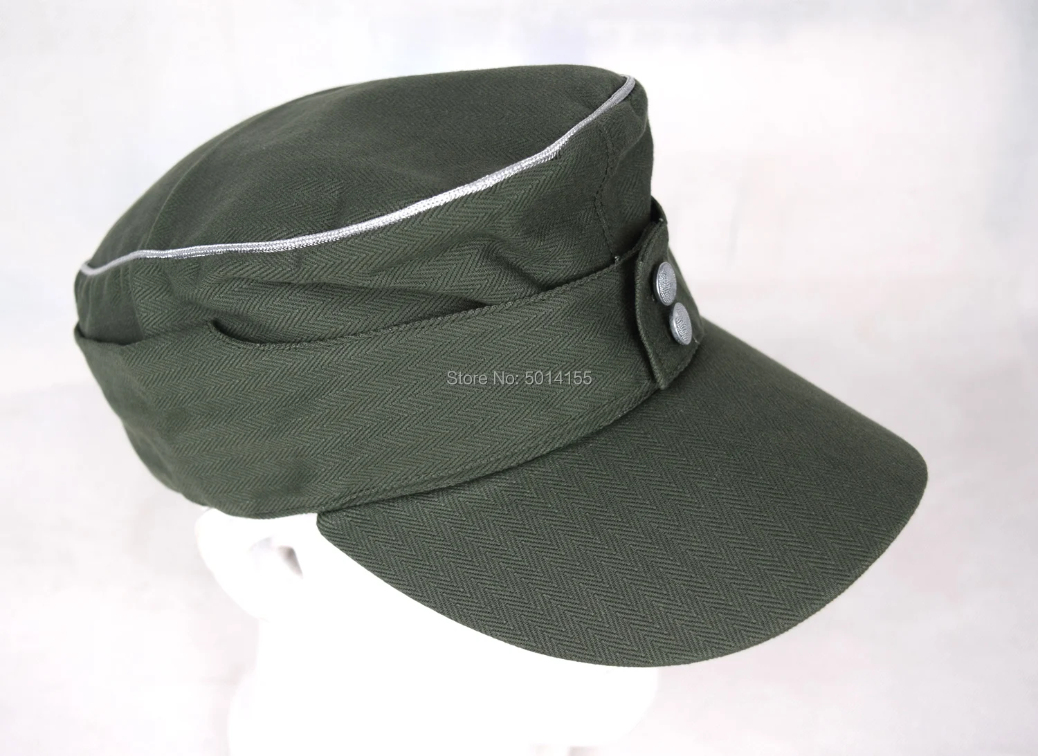 Реплика WWII German Army Heer EM HBT M43 Officer летняя бейсболка зеленая