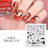 1pc Nail Stamping Plates Japanese style Design Nail Art Stamp Template Lucky Cat Carp Banner Fuji Mountain Image Stencil Plate 2