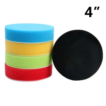 

Waxing Bonnets Mitts Automotive Tools Foam Buffing 5pcs Set Polishing pads Car Detailing Round