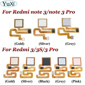 

YuXi Home Key For Xiaomi Redmi Note 3 Pro 3S note3 Pro Return Button Fingerprint Sensor Flex Ribbon Cable Repair Phone Part